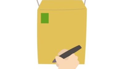 封筒の宛名書きを練習しました！　リトハウス千里中央