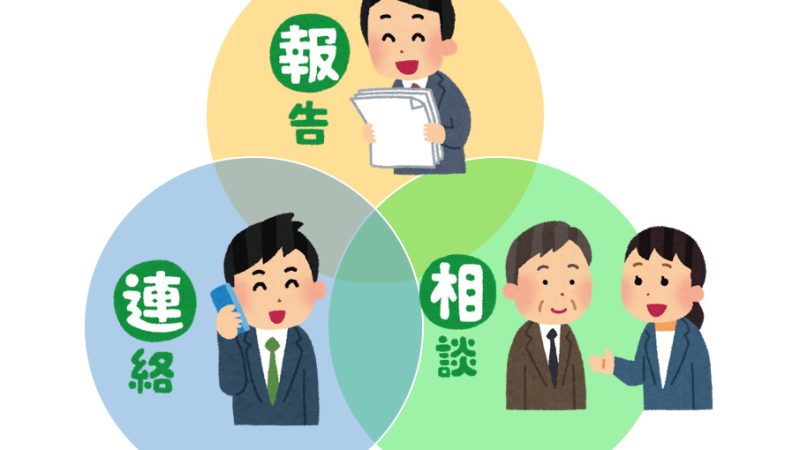 報連相について　リトハウス長堀橋