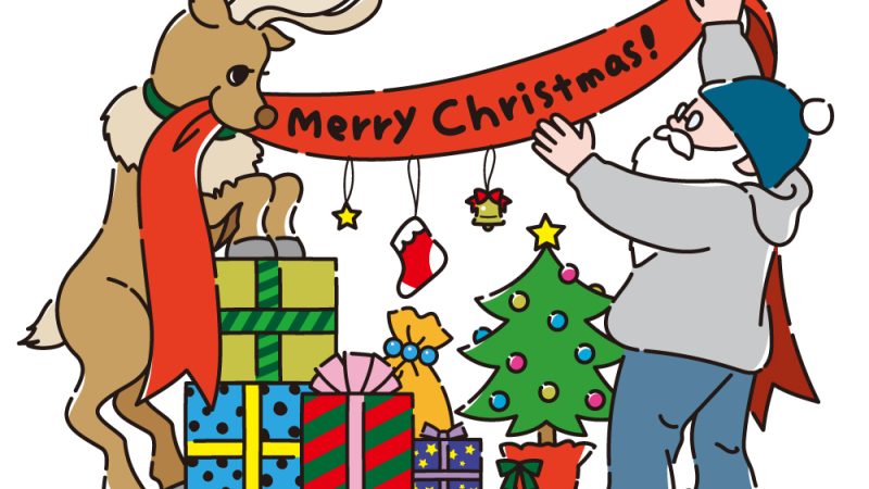 クリスマス会にてリース作成！リトハウス千里中央